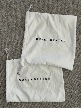 Duke + Dexter shoe bags